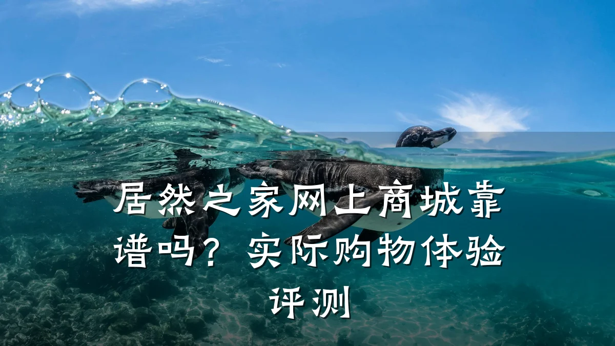 居然之家网上商城靠谱吗?实际购物体验评测