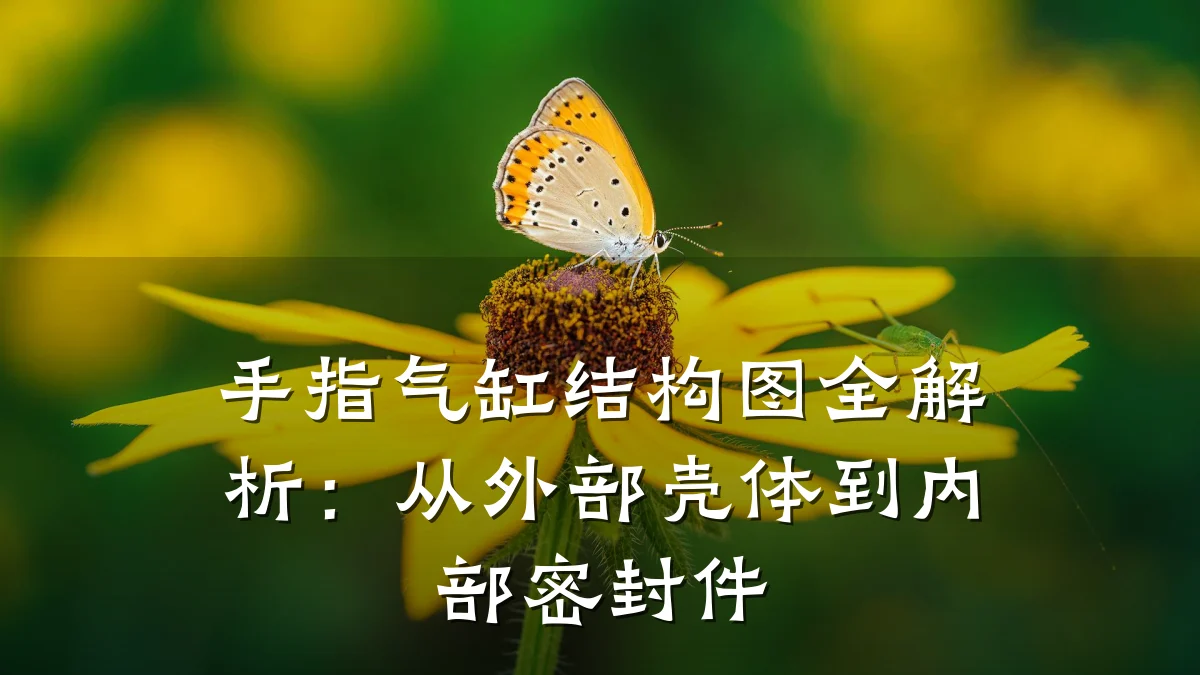 手指气缸结构图全解析:从外部壳体到内部密封件