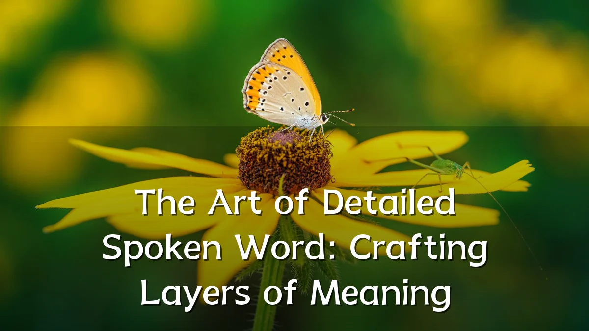 The Art of Detailed Spoken Word: Crafting Layers of Meaning