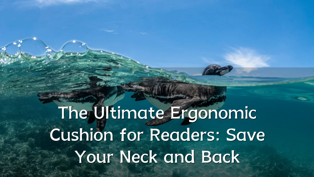 The Ultimate Ergonomic Cushion for Readers: Save Your Neck and Back