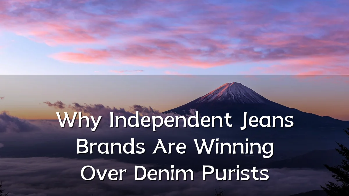 Why Independent Jeans Brands Are Winning Over Denim Purists