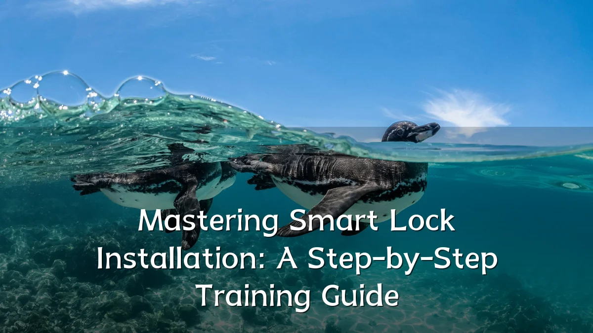 Mastering Smart Lock Installation: A Step-by-Step Training Guide