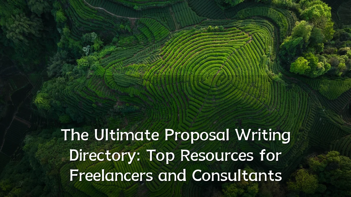 The Ultimate Proposal Writing Directory: Top Resources for Freelancers and Consultants
