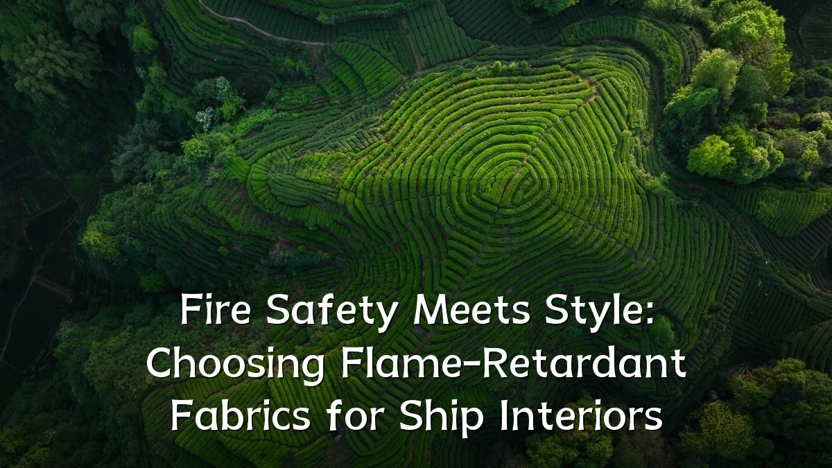Fire Safety Meets Style: Choosing Flame-Retardant Fabrics for Ship Interiors