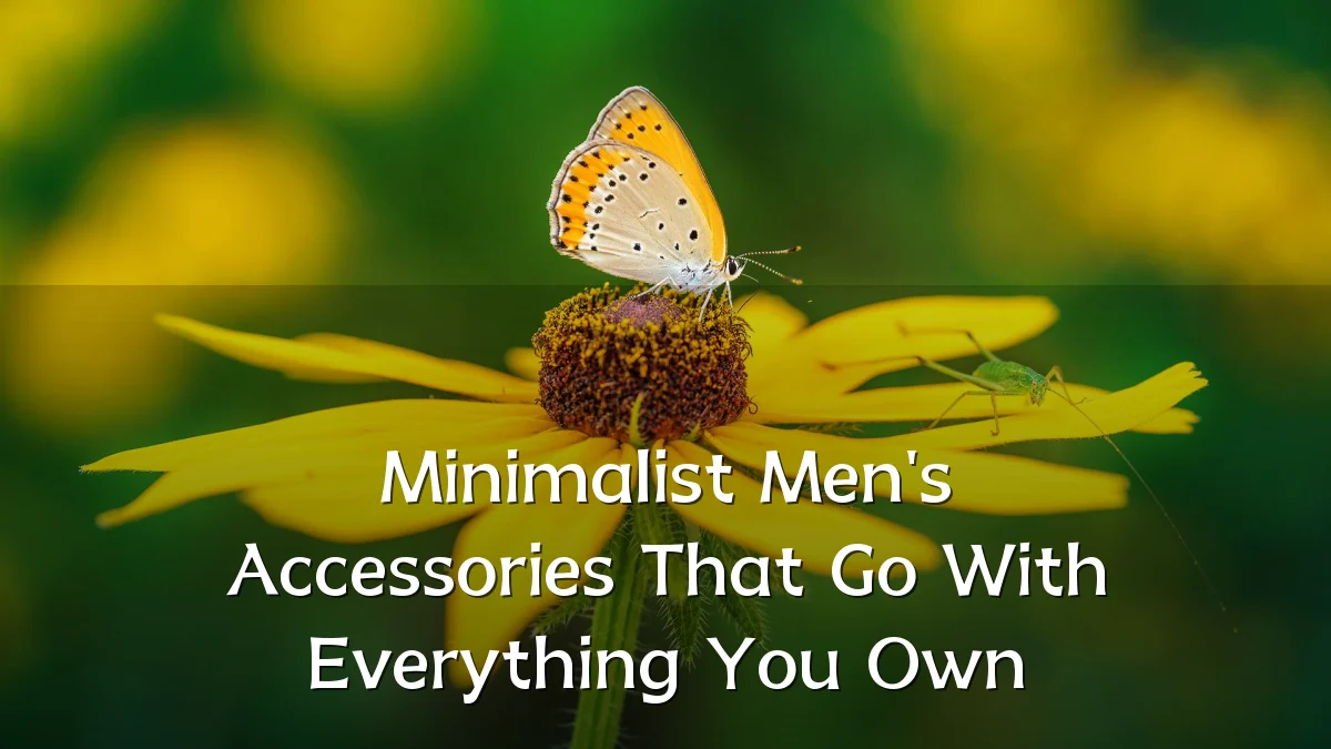 Minimalist Men's Accessories That Go With Everything You Own