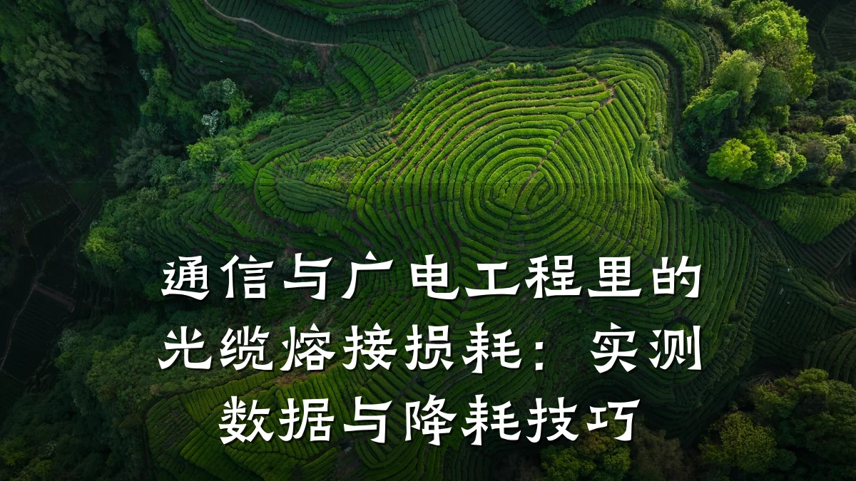 通信与广电工程里的光缆熔接损耗：实测数据与降耗技巧